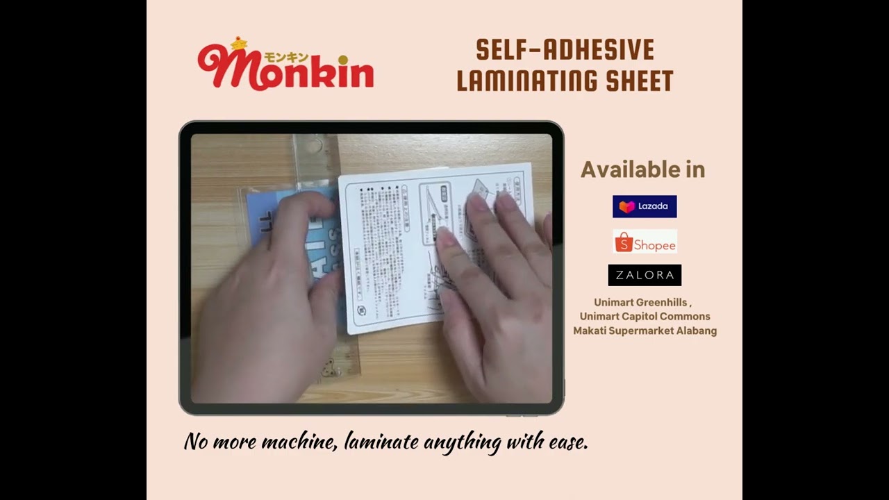 self adhesive laminating sheet